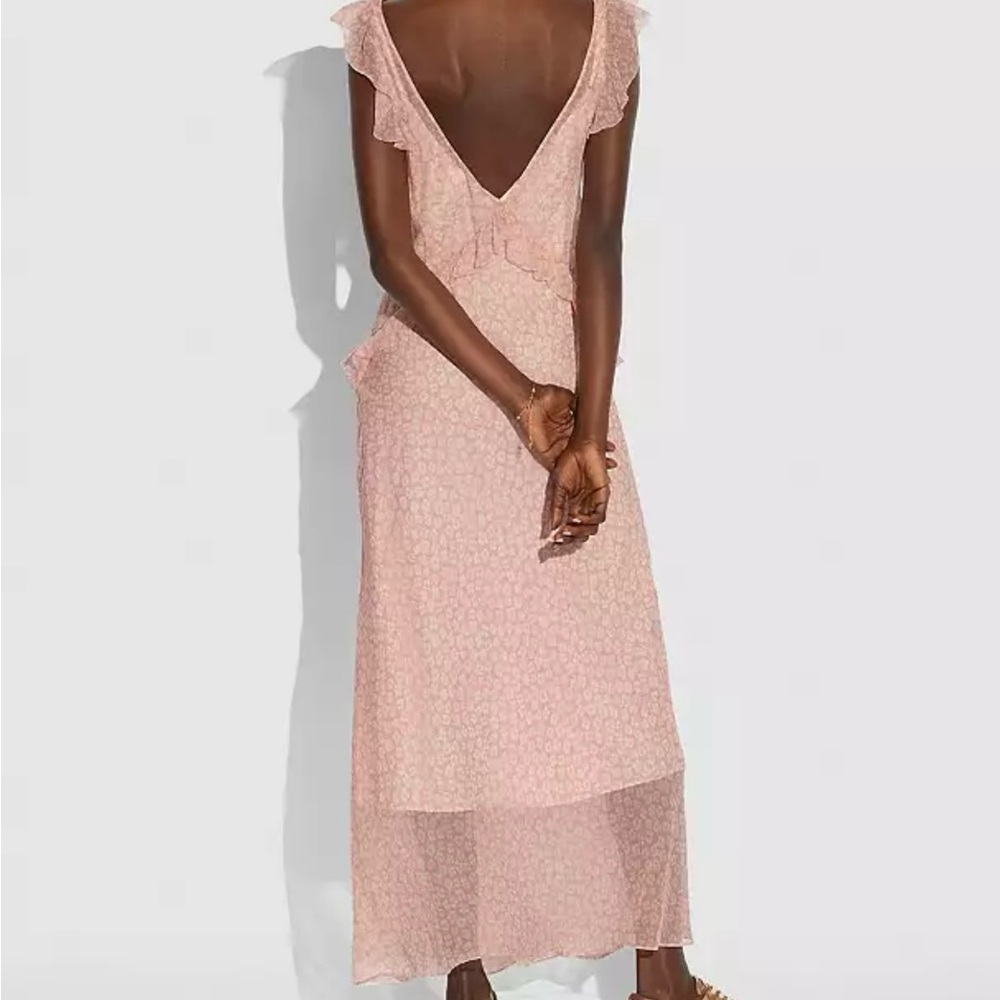 Coach Open back dress sz M